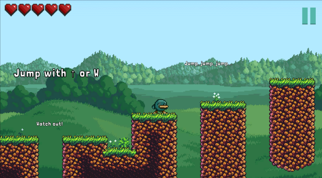 PareSlump Screenshot - Jumping platforms